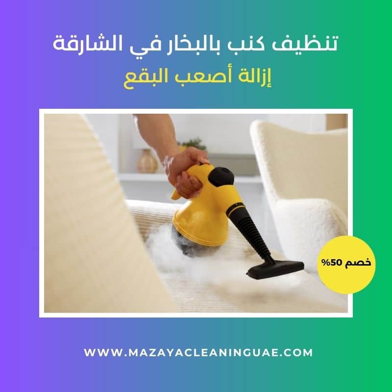 شركة تنظيف في الشارقة: خدمات تنظيف المنازل والفلل الاحترافية 5 تنظيف كنب بالبخار في الشارقة